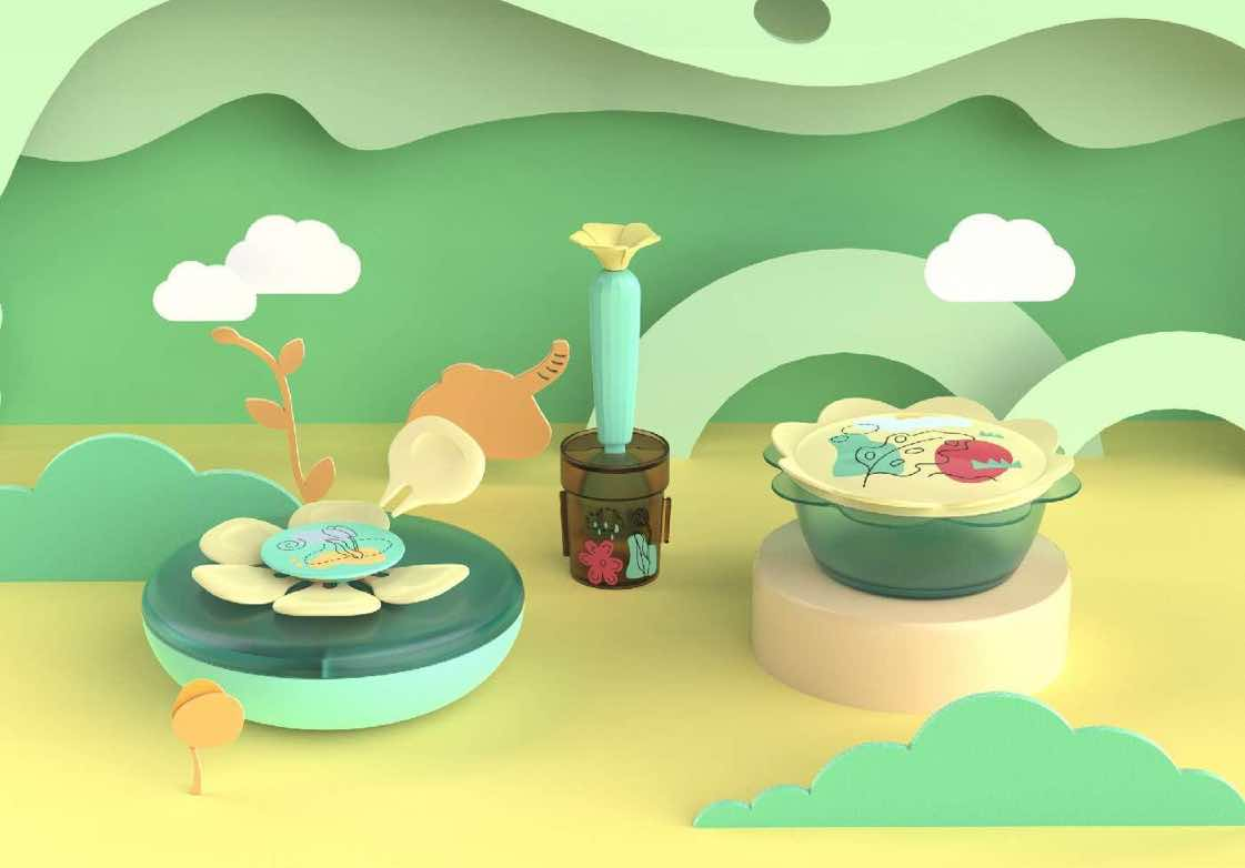 How important is fun design in children's tableware?